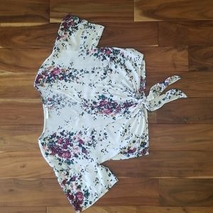 Luq Rhee Tie Front Floral Top from Stitch Fix